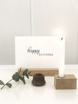 Geburtstags sez mit Karte und Kerzenhalter bei vnf handmade