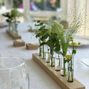 Tischdeko mit Blumenwiese von vnf-handmade, natürlich dekorieren