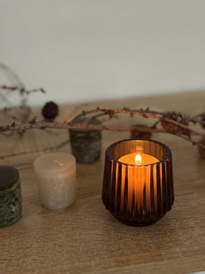 3er Set Votive Kerzen