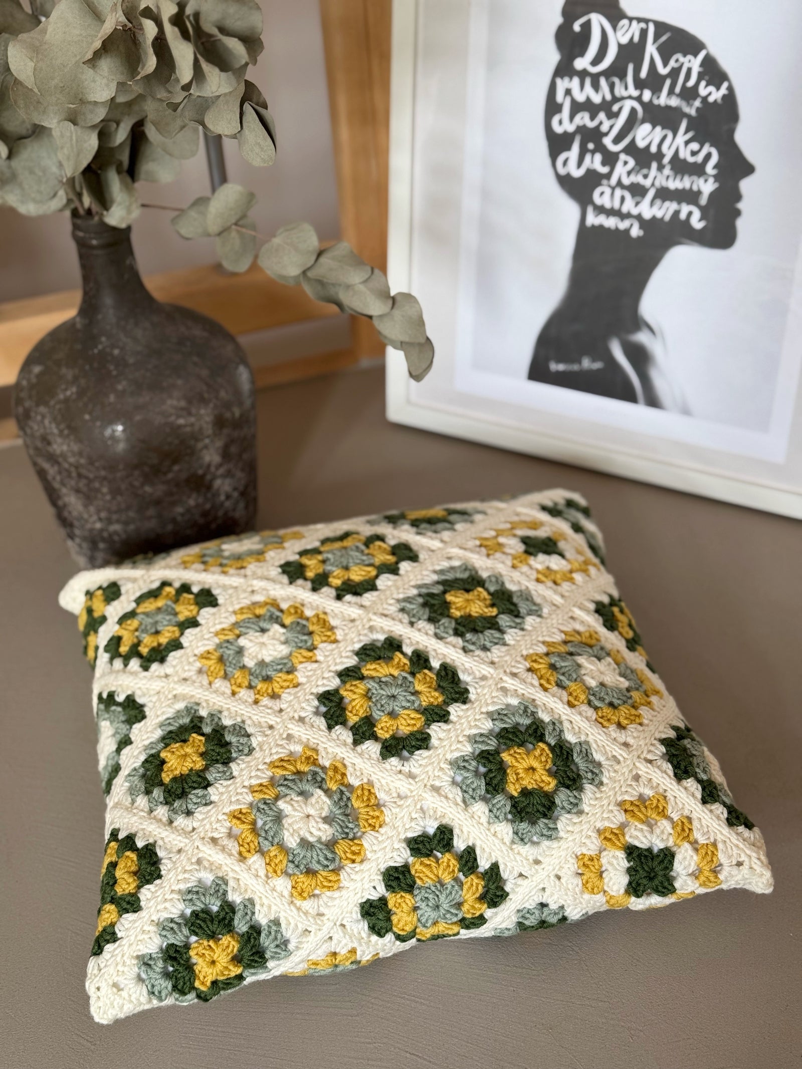 Granny Square Kissen