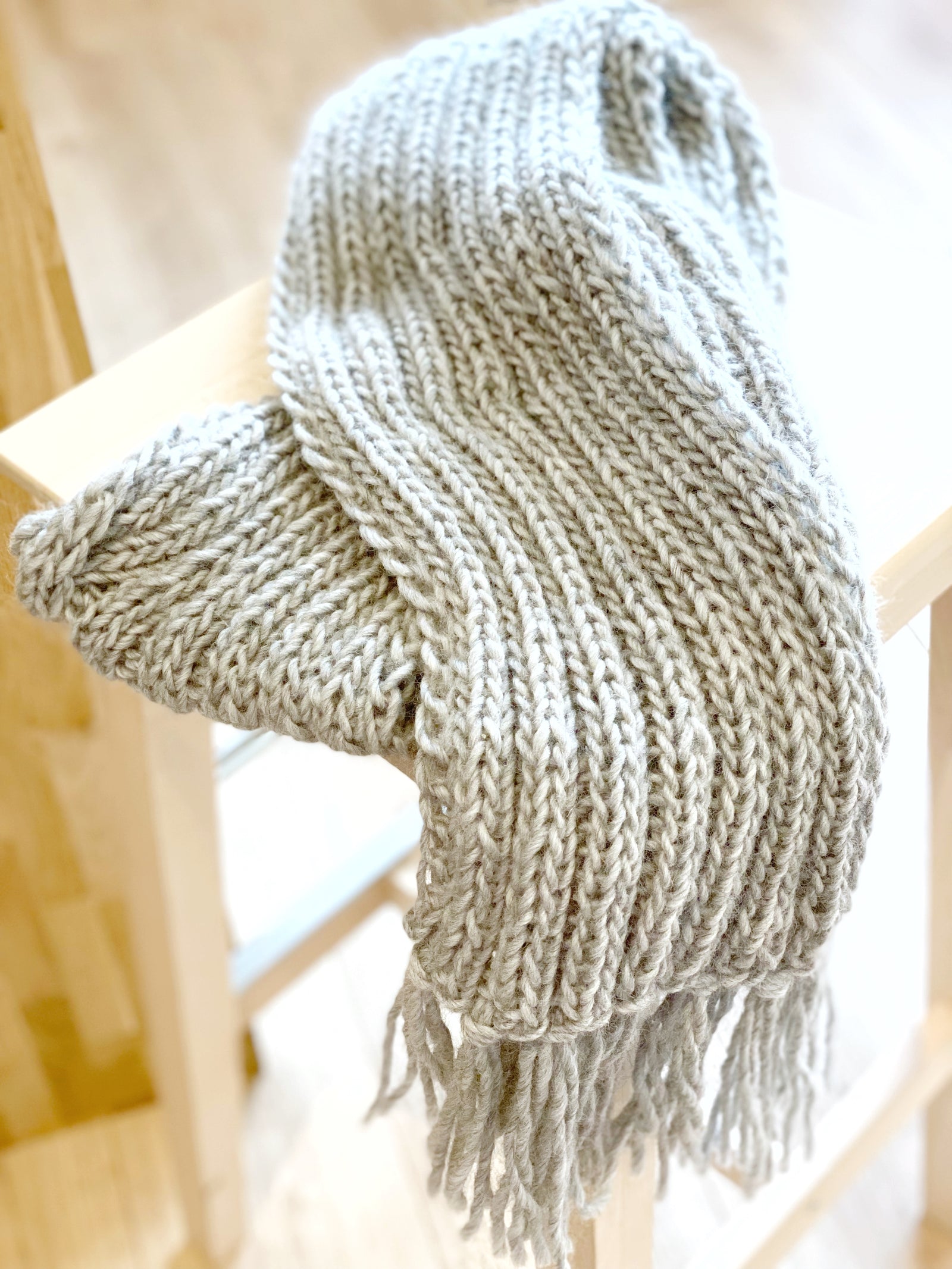 Schal - extra lang & handgestrickt