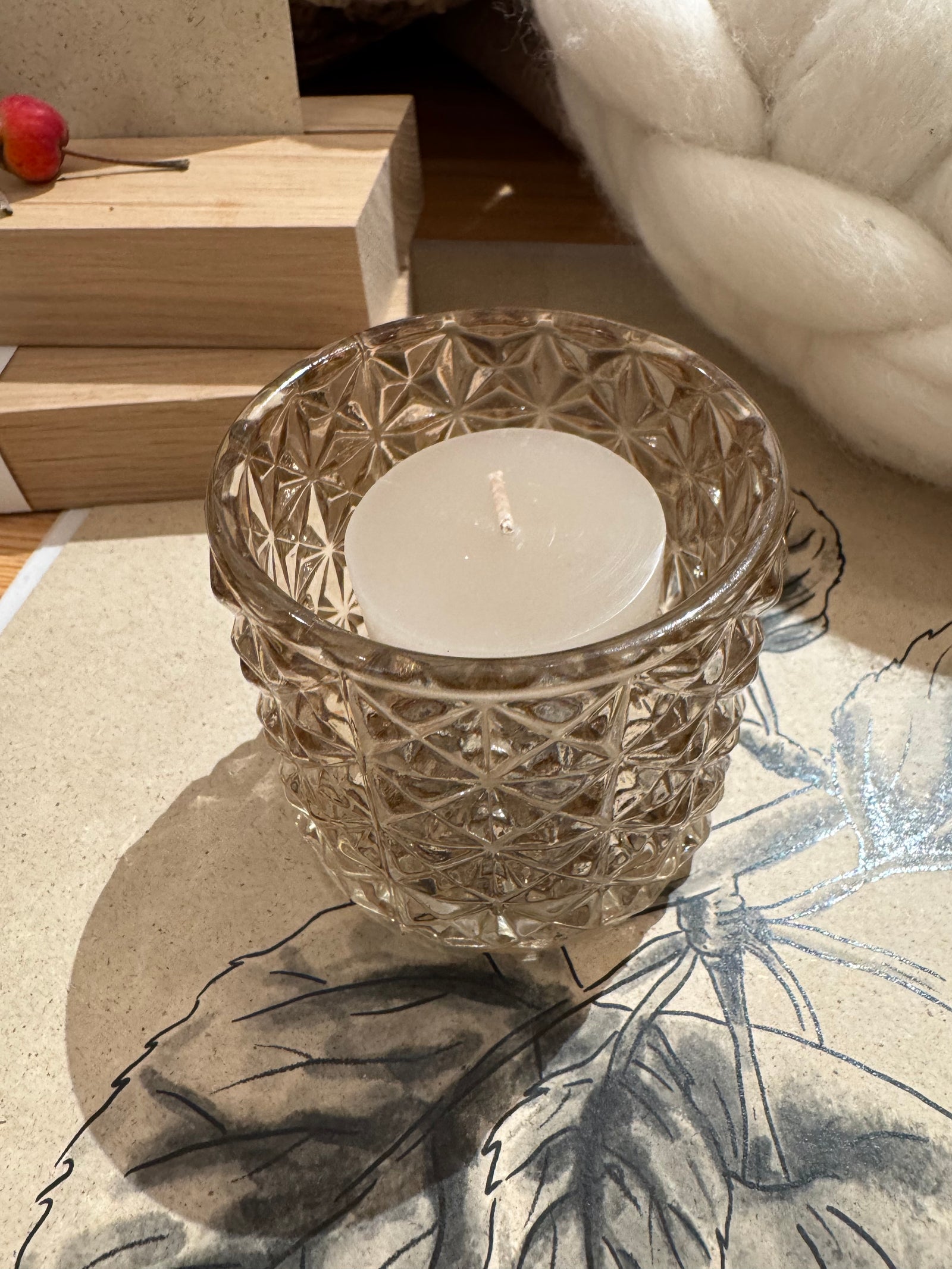 3er Set Votive Kerzen