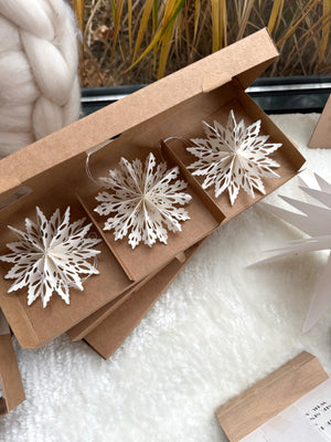 Schneeflocken im 3er Set