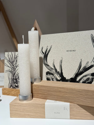 Weihnachtskarten auf Graspapier