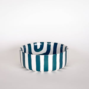 Bowl/ Schale „Green Stripes"