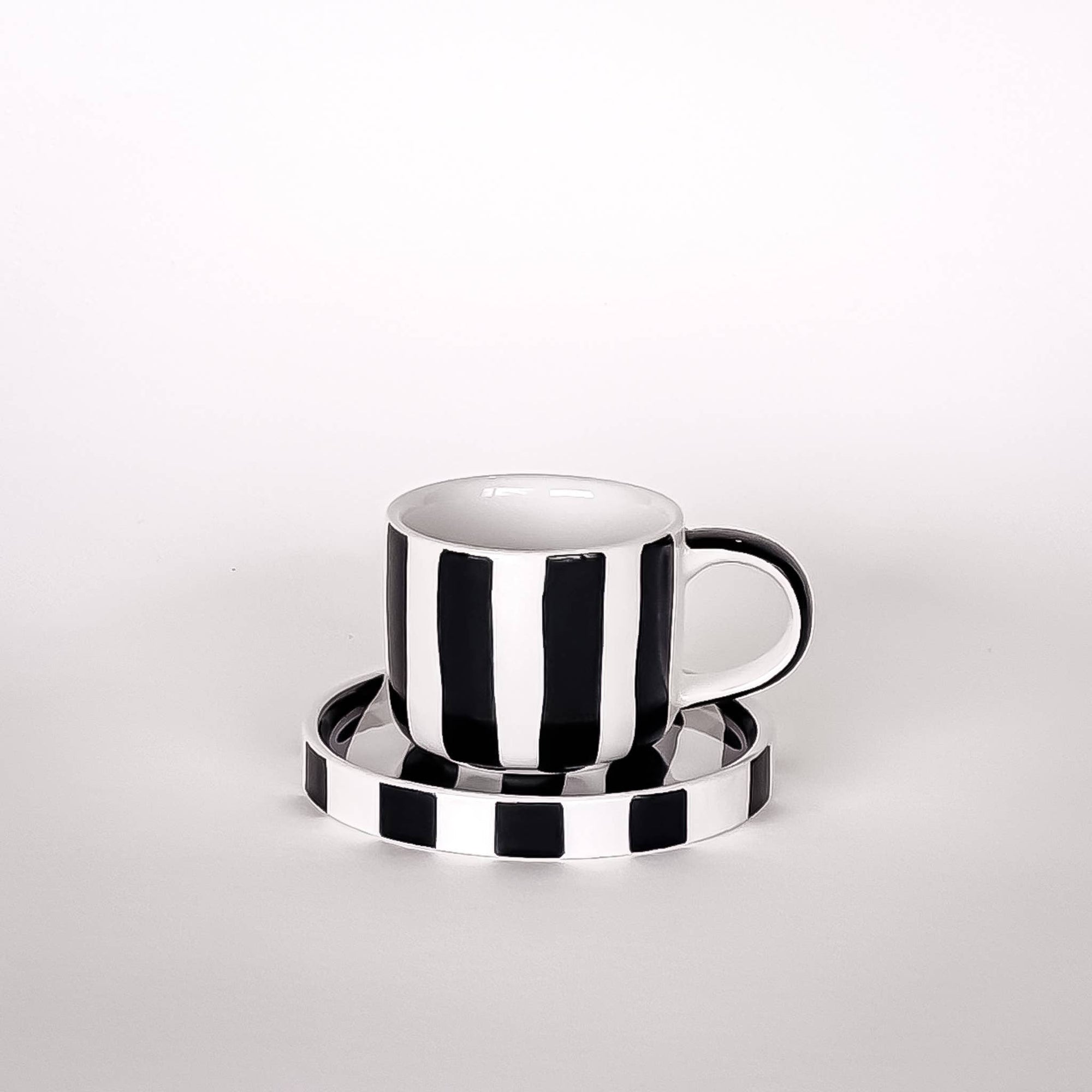 Espresso Tasse "Black Stripes"