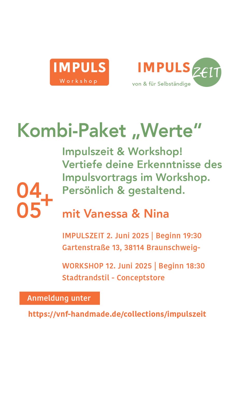 Kombipaket / Impuls Zeit 04 + Workshop 05