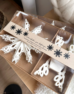 Schneeflocken im 3er Set