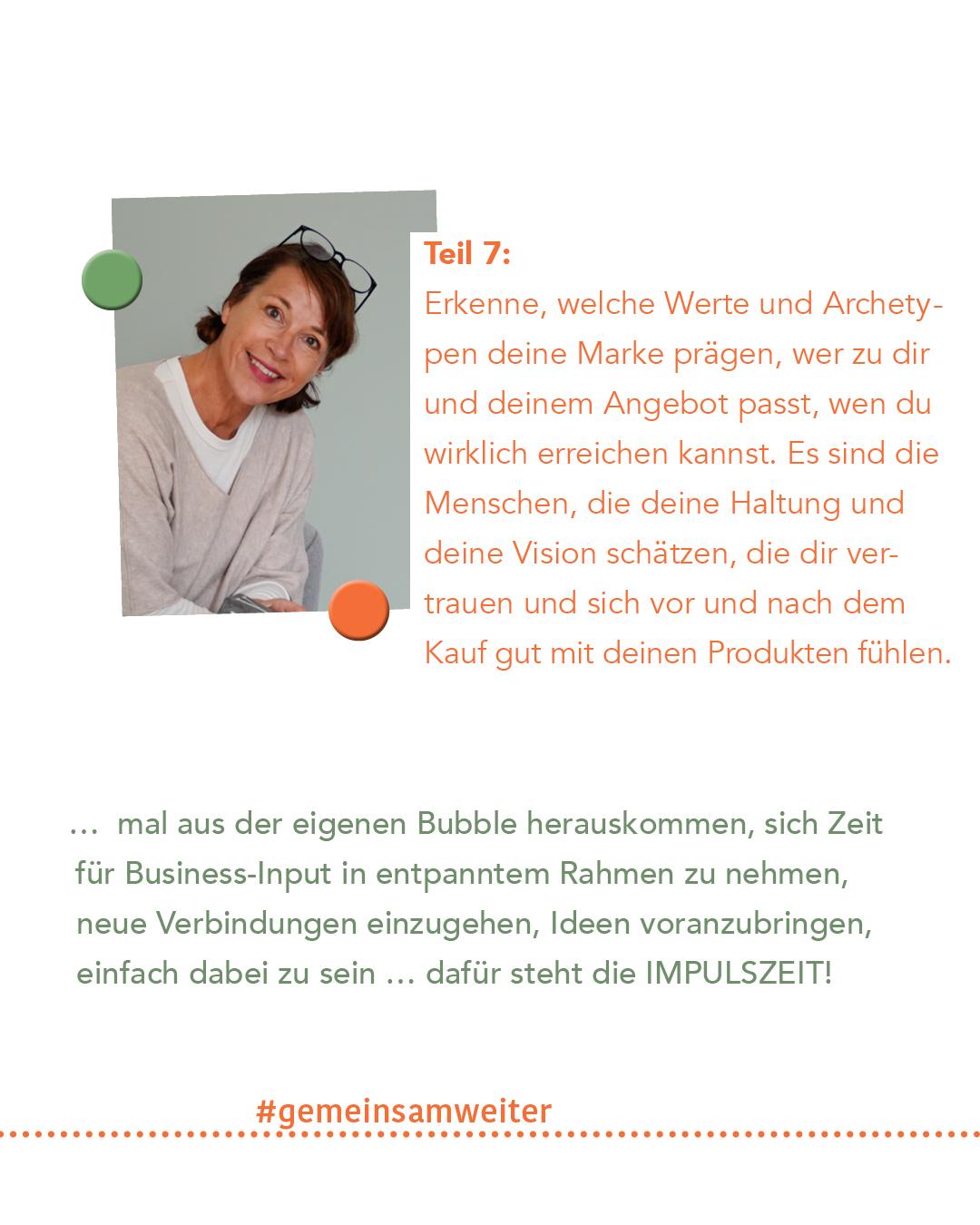 IMPULSZEIT "Lieblingskunden anziehen" / 23. Oktober 2025 AUSGEBUCHT!