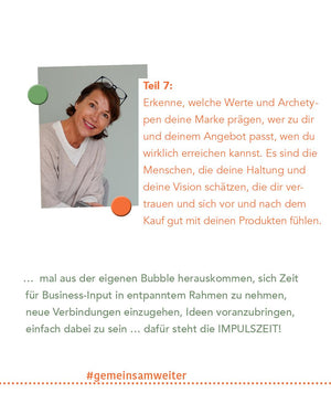 IMPULSZEIT "Lieblingskunden anziehen" / 23. Oktober 2025 AUSGEBUCHT!