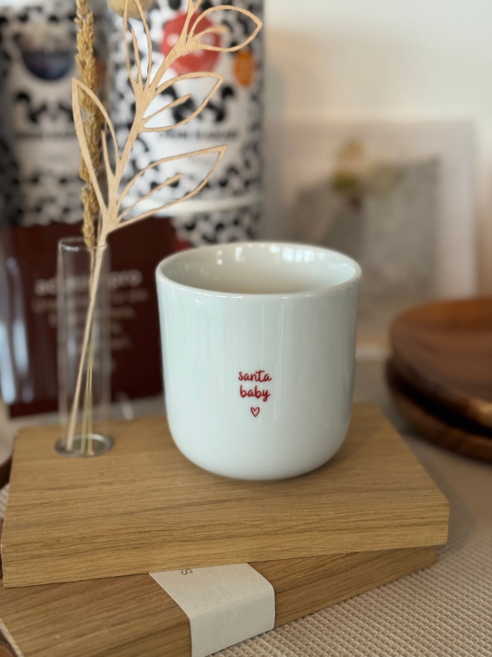 Fröhliche Weihnachtsbecher