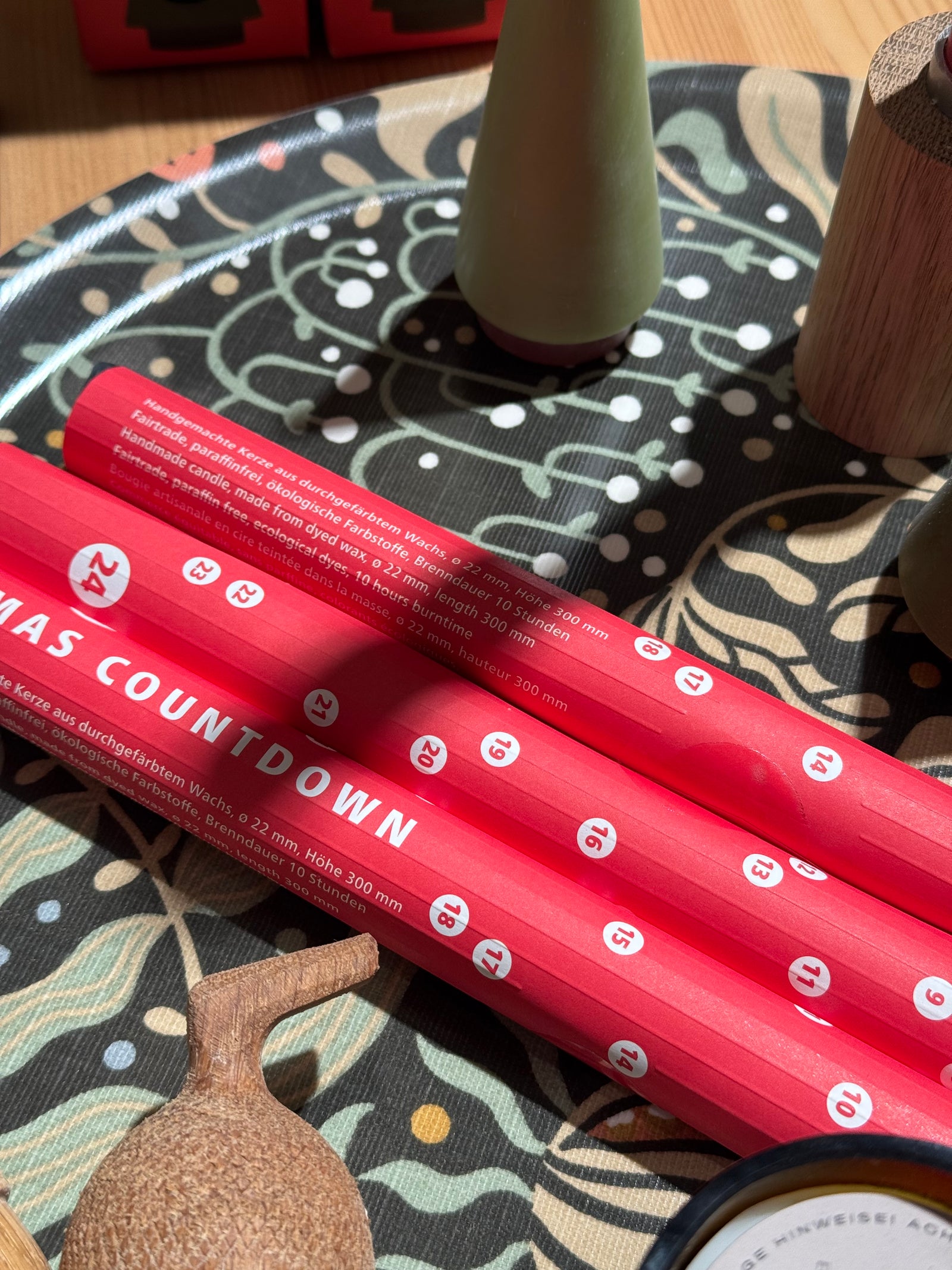 Countdown Adventskalender Kerze