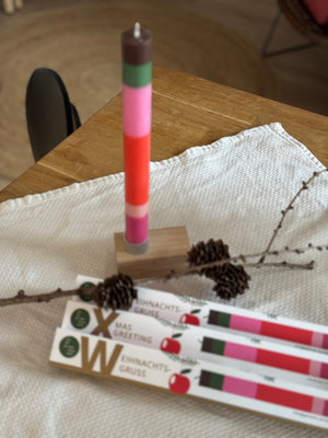 Weihnachtsgruß Kerze