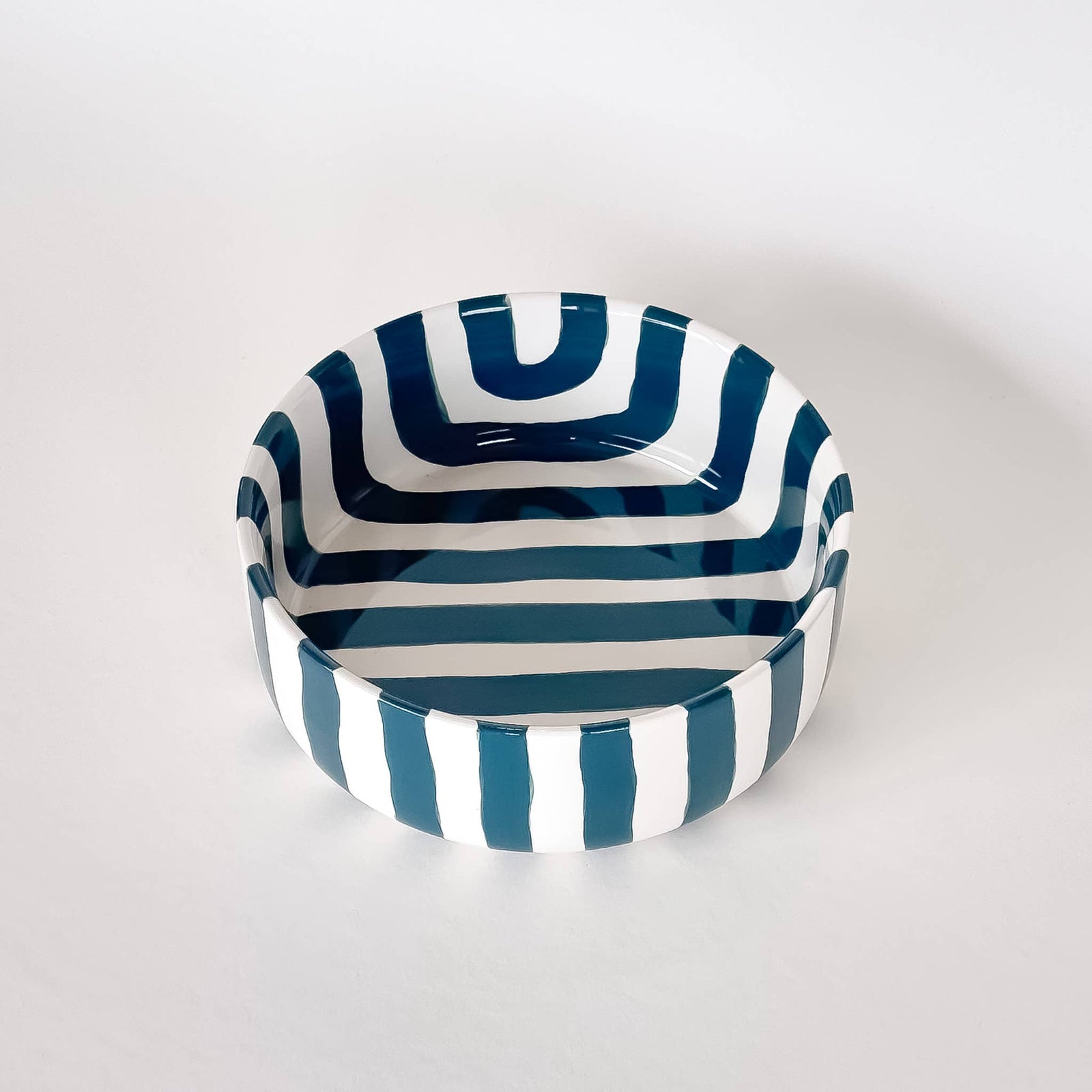 Bowl/ Schale „Green Stripes"