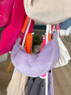 Lilafarbene Crosbody Bag
