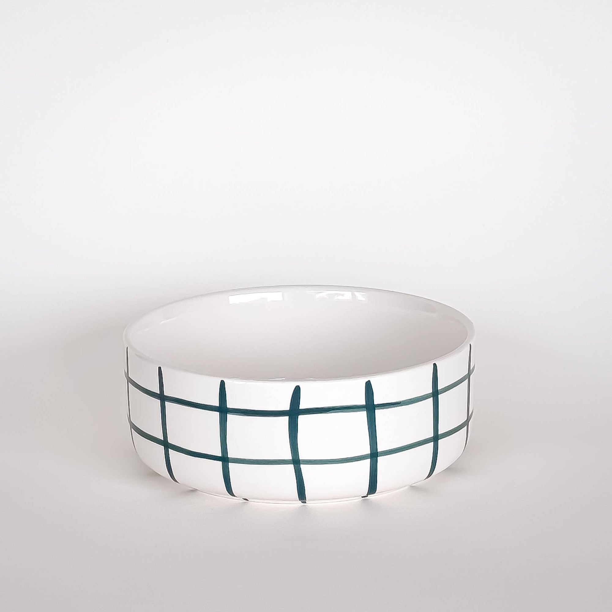 Bowl/ Schale "Grid Green & Red"