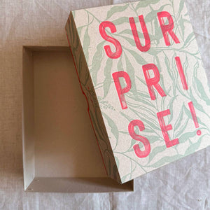 offene geschenbox surprise