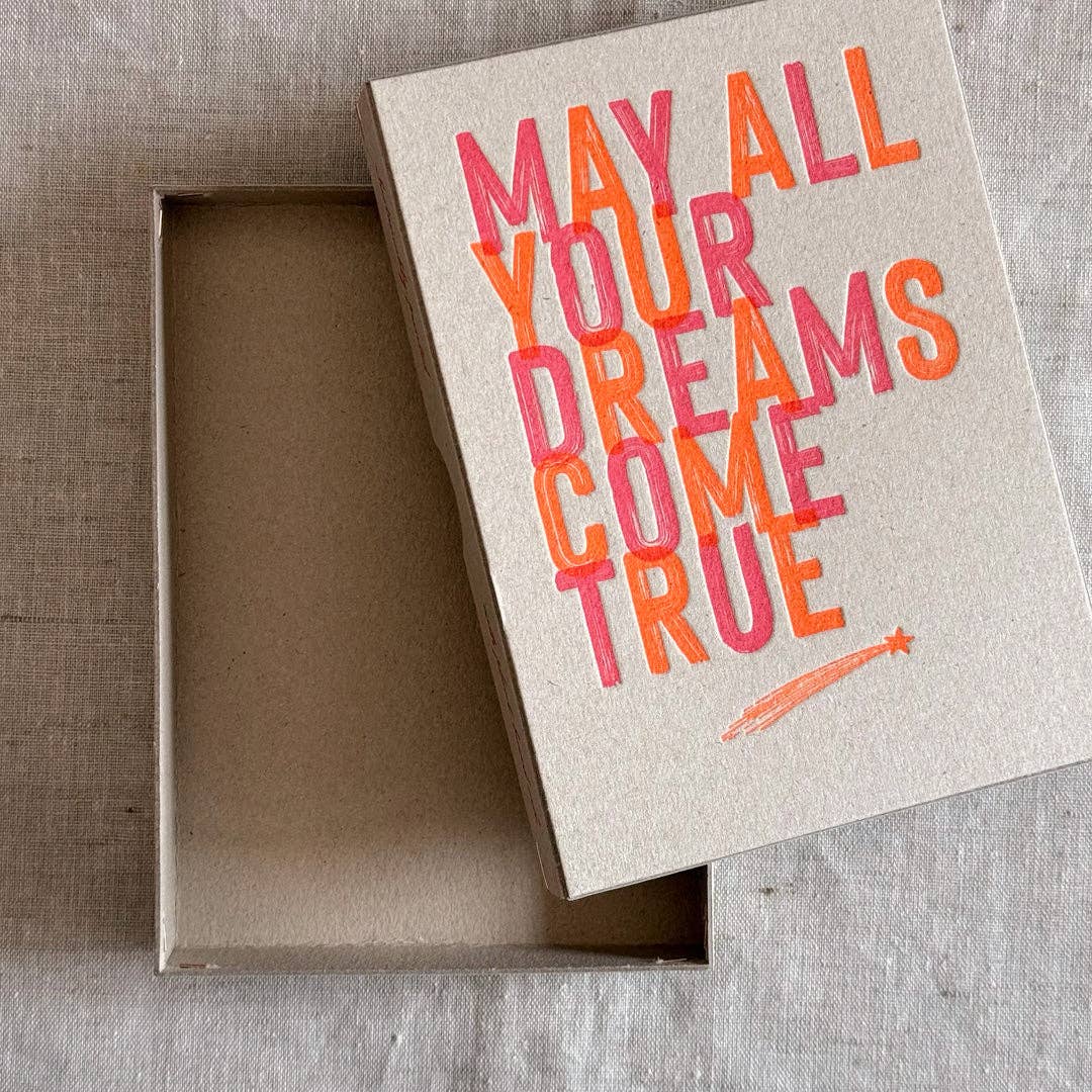 produktfoto geschenkbox may all your dreams come true