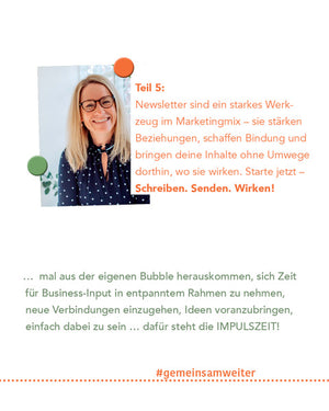 Info zum thema Newsletter , impulszeit 