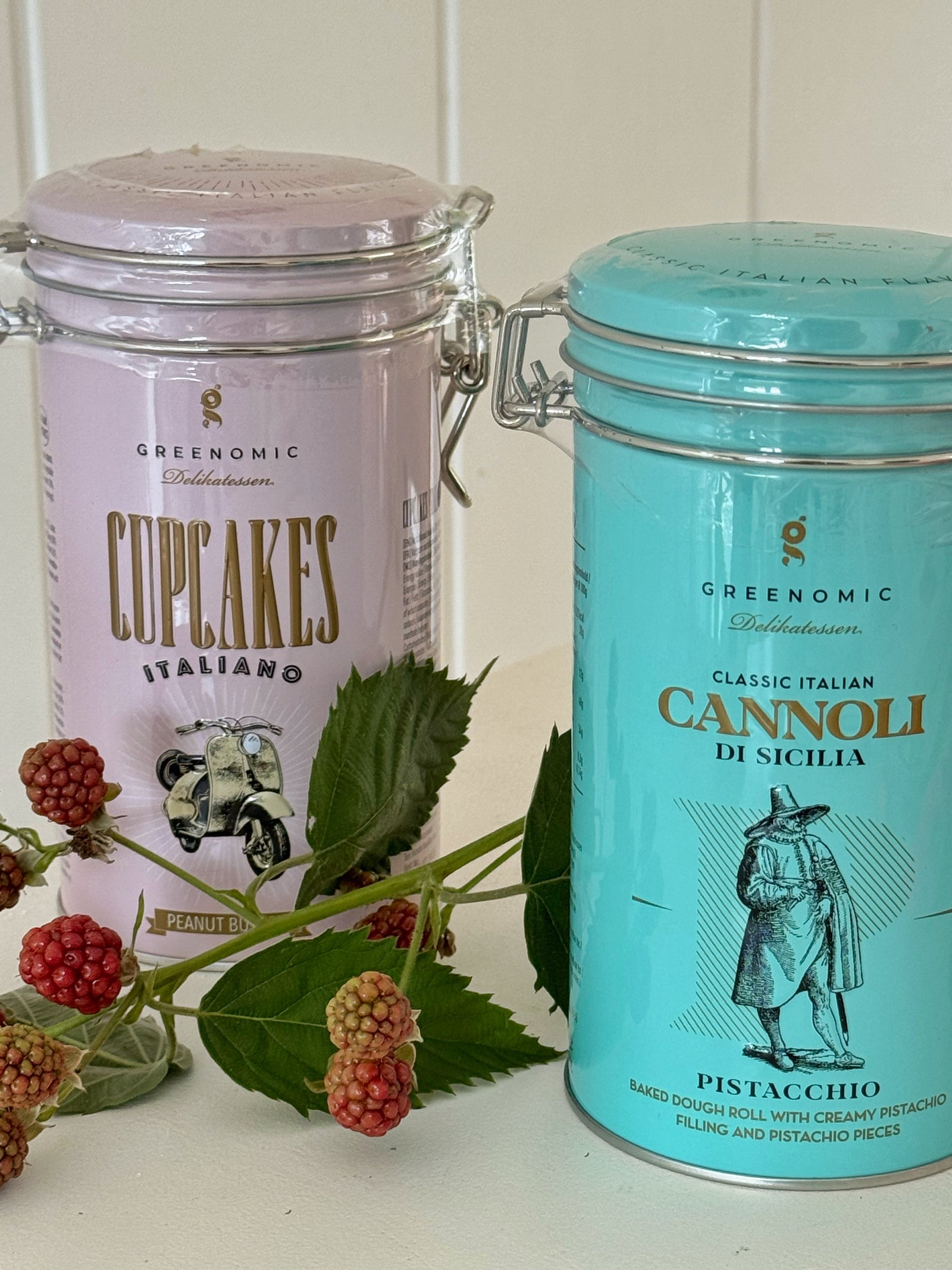 greenomic vintage dosen mit gebäck