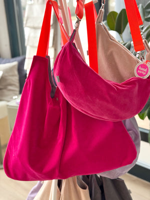 Pinker Shopper und Crossbodytasche aus Nicky