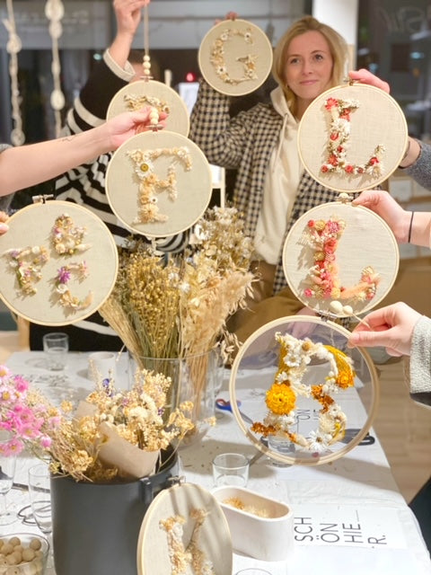 Workshop "Trockenblumen Monogramm" / 18. März 2025