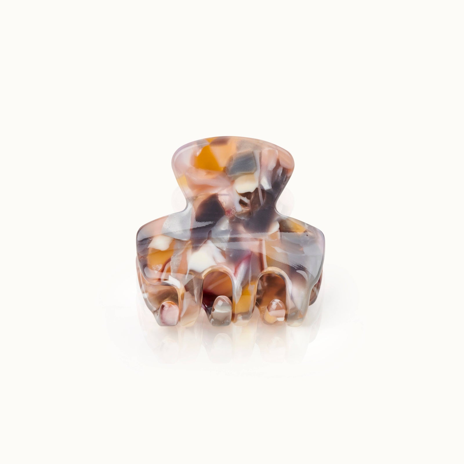 kleiner Haarclip in herbsttönen