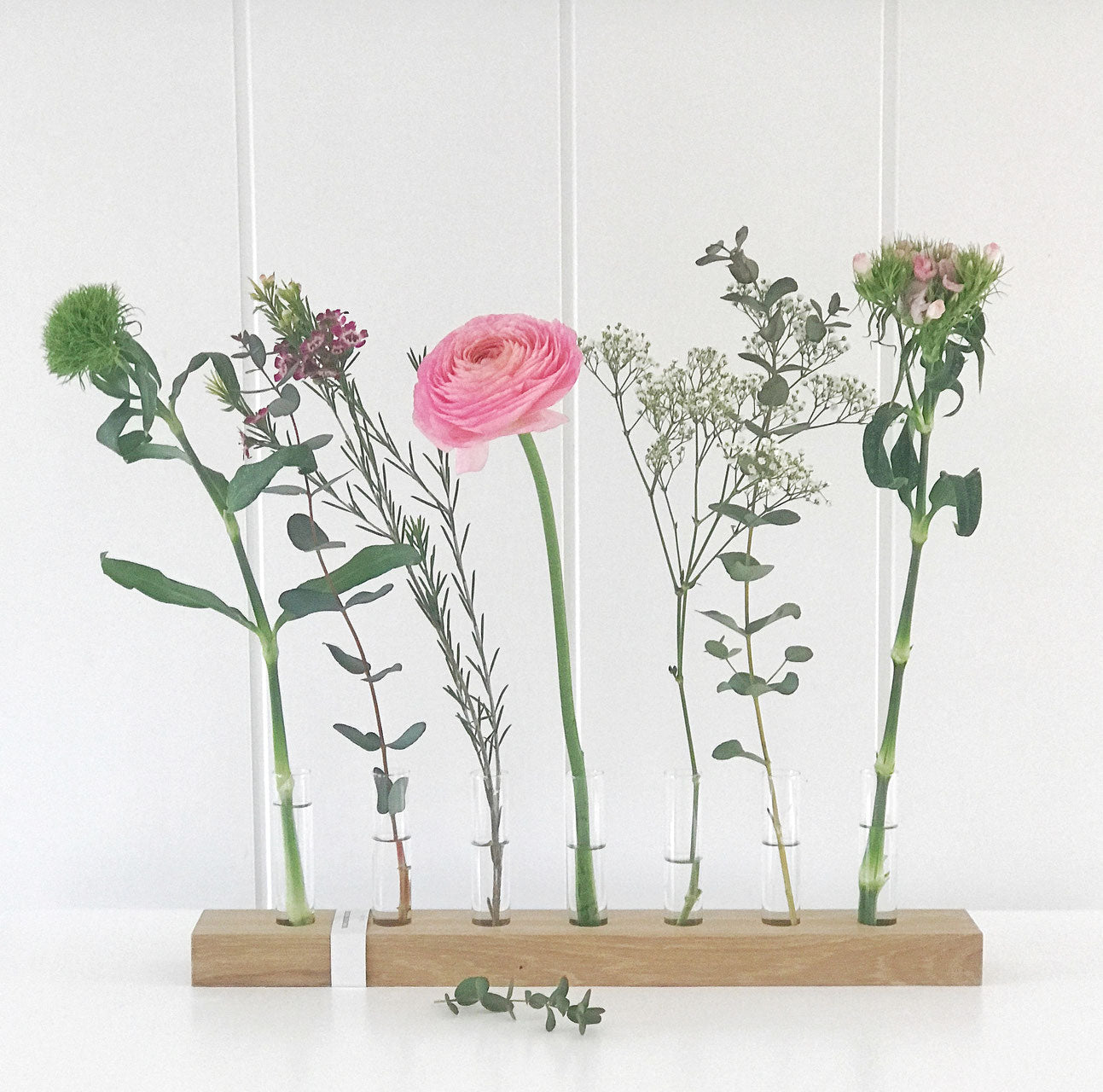 Blumenwiese für Trockenblumen. sieben Gläser. von vnf-handmade, natürlich dekorieren