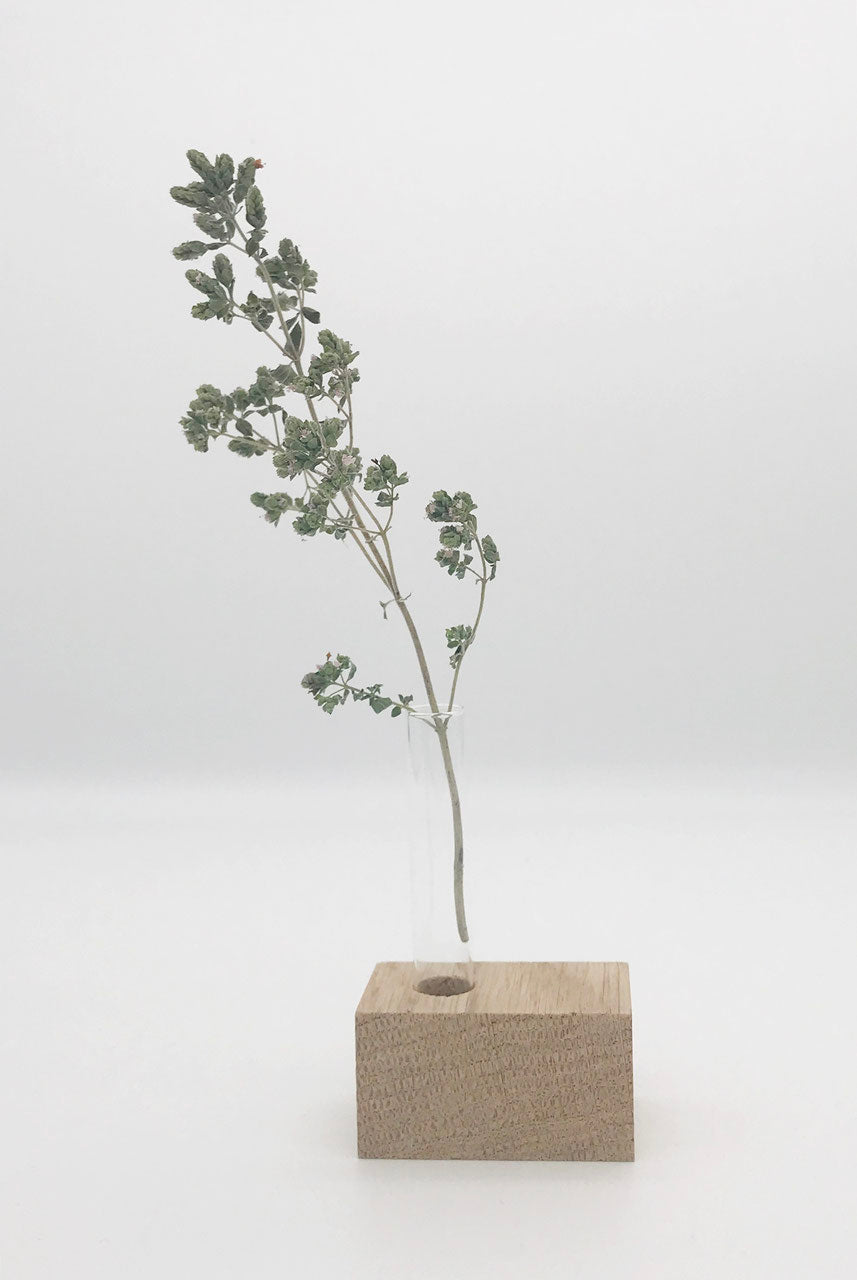 Minivase aus Holz von Stadtrandstil handmade